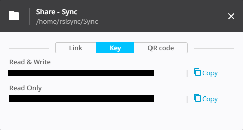 Read & Write Keys
